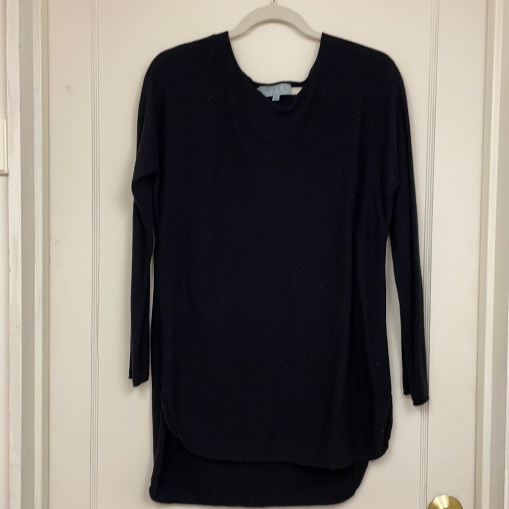 Black tunic sweater
